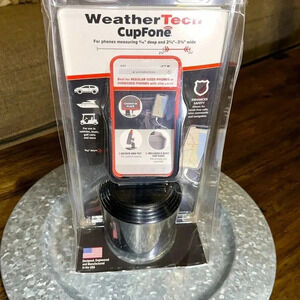NWT WeatherTech CupFone Black Cell Phone Holder for car/auto